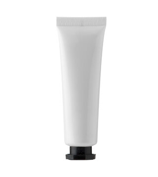recommend clip art: tube of cream isolated white backgraund, blank packaging cosmetic plastic tube on white background, Mockup plastic tube for cosmetics
