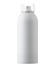 Blank packaging white roll-on bottle for deodorant product design mock-up on white background, Blank white aluminum spray can
