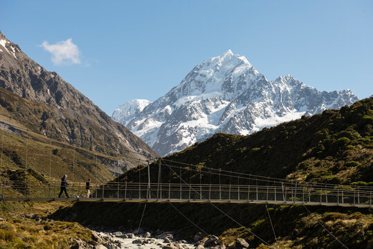 Hiking the Hooker Valley, Aoraki / Mt Cook National Park, New Zealand