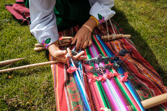 handmade peruvian fabric