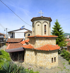Town Ohrid, North Macedonia – Church St. Michael the Archangel, Ohrid is UNESCO World Heritage...