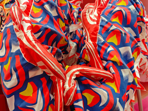 Traditional Chinese dragon dance props