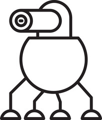 Robot Icon Illustration
