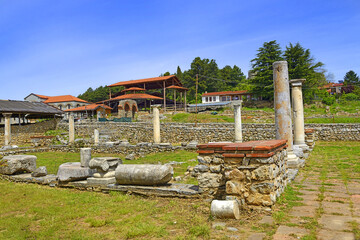 Town Ohrid, North Macedonia – Early Christian Basilica, UNESCO World Heritage Site