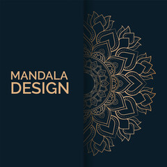 Luxury mandala design background,