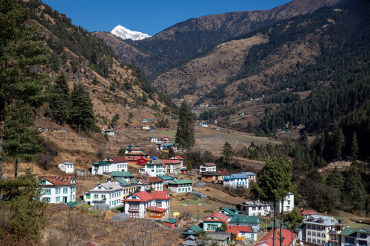 Beautiful Sherpa village of Junbesi in Solukhumbu, Nepal.