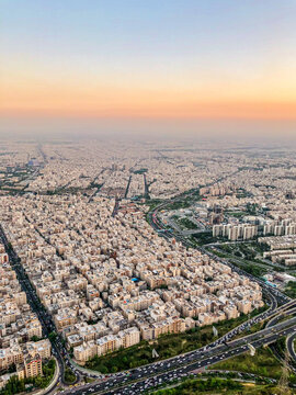  Tehran Cityscape at Sunset


