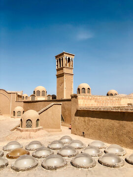 Kashan Windcatcher and Roof Domes