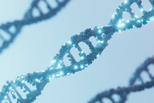 Illuminated DNA Helices with Light Flares