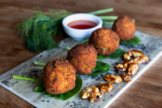 A plate of Spanish tapas nibbles