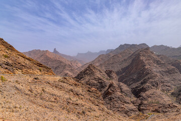 Mountains on the island of Gran Canaria