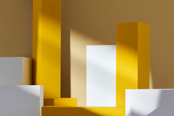 White and yellow abstract background texture design pattern