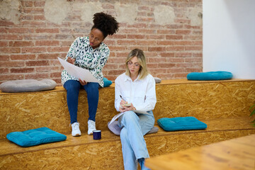 Informal Brainstorming Session in Creative Space