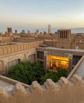 Yazd Skyline with Windcatchers