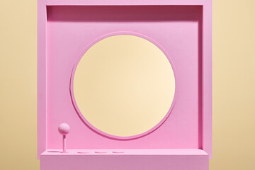 a blank Claw crane game machine with button