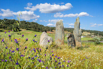 Cromlech of La Pasada del Abad (La Parada del Abad) Rosal de la Frontera, Huelva, Andalusia, Spain