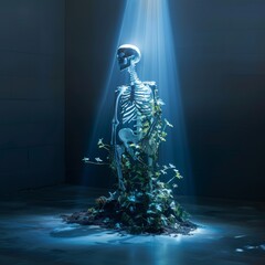 Glimmer of Life. Organic Emergence from Bones