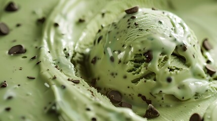 Obraz premium A colorful summer treat in melting ice cream