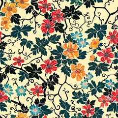 Thai strip seamless pattern, Thailand art design