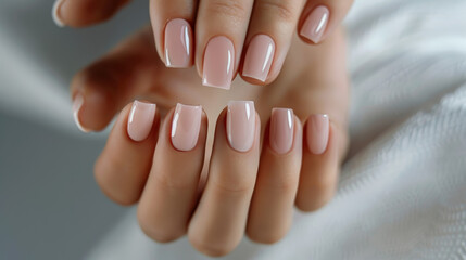 Fototapeta premium female hands with manicure closeup