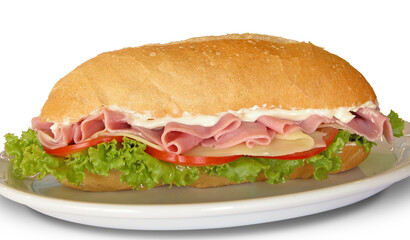 sandwich with ham