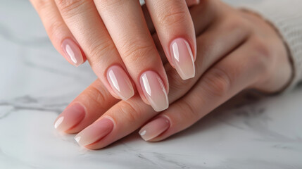 Fototapeta premium female hands with manicure closeup
