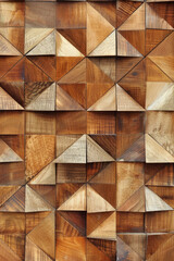 a wall background featuring diamond-shaped tiles with a soft sheen. Tile wallpaper made of wood and timber blocks.