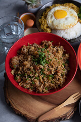 Chaufa amazonico Peruvian style fried rice lunch food chinese influence