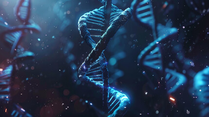 Fototapeta premium dna, gene background, helix