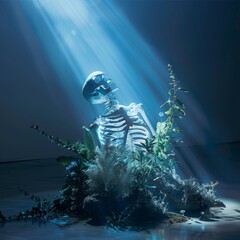 Vital Glow. Organic Spirits Rise from Bones