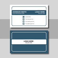 Creative Business card design template, Clean professional business card template, visiting card, business card template.  
