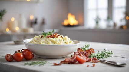 Brændende Kærlighed (Burning Love – Mashed Potatoes with Bacon and Onions)