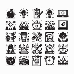 Fototapeta premium full icon set