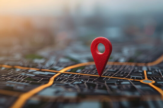 Pin icon in good location, investing in real estate, generating returns from investing in real estate, renting and speculating and selling assets