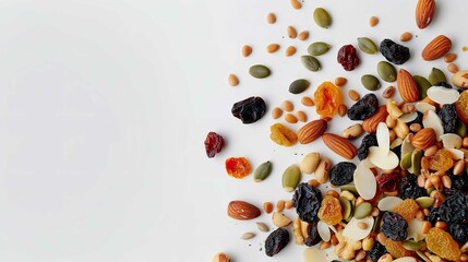 Mixed Dried Fruit and Nuts Trail Mix with Almonds

