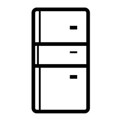 Home furnishing furniture outline icon pack