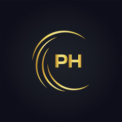 PH logo. P H design. White PH letter. PH, P H letter logo design. P H letter logo design in FIVE, FOUR, THREE, style. letter logo set in one artboard. P H letter logo vector design.