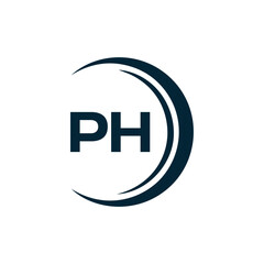 PH logo. P H design. White PH letter. PH, P H letter logo design. P H letter logo design in FIVE, FOUR, THREE, style. letter logo set in one artboard. P H letter logo vector design.