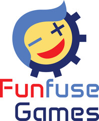 Robot Gaming Logo Design Vector illustration and online geek game logo design 