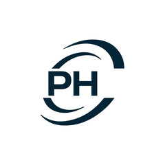 PH logo. P H design. White PH letter. PH, P H letter logo design. P H letter logo design in FIVE, FOUR, THREE, style. letter logo set in one artboard. P H letter logo vector design.