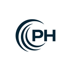 PH logo. P H design. White PH letter. PH, P H letter logo design. P H letter logo design in FIVE, FOUR, THREE, style. letter logo set in one artboard. P H letter logo vector design.