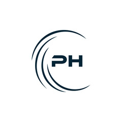 PH logo. P H design. White PH letter. PH, P H letter logo design. P H letter logo design in FIVE, FOUR, THREE, style. letter logo set in one artboard. P H letter logo vector design.