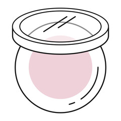 Makeup skin care Colored icon pack