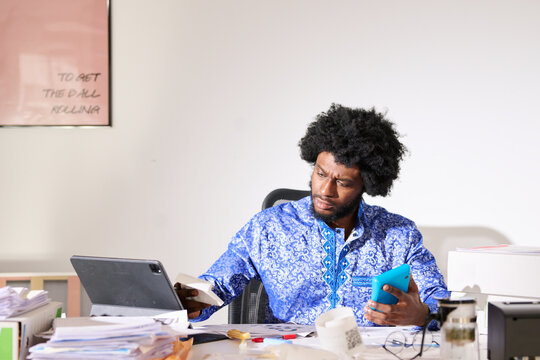 Busy Professional Juggling Tasks