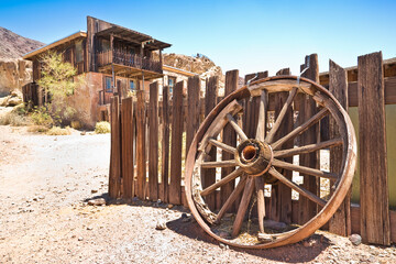 Calico - ghost town and former mining town in San Bernardino County - California, United States -...