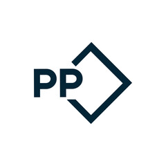 PP logo. P P design. White PP letter. PP, P P letter logo design. P P letter logo design in FIVE, FOUR, THREE, style. letter logo set in one artboard. P P letter logo vector design.