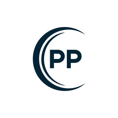 PP logo. P P design. White PP letter. PP, P P letter logo design. P P letter logo design in FIVE, FOUR, THREE, style. letter logo set in one artboard. P P letter logo vector design.