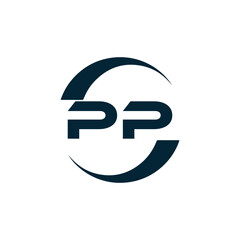 PP logo. P P design. White PP letter. PP, P P letter logo design. P P letter logo design in FIVE, FOUR, THREE, style. letter logo set in one artboard. P P letter logo vector design.
