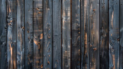 Vintage Texture of Dark Wood Panels