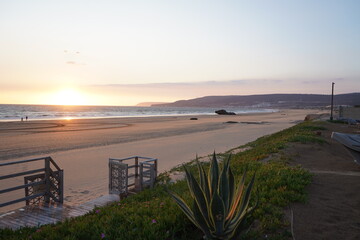 Obraz premium Sunsets in Taghazout, Morocco 